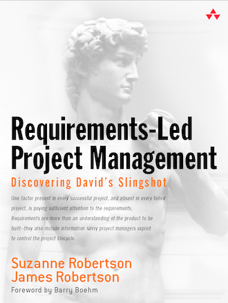 Cover of Requirements-Led Project Management – Discovering David’s Slingshot